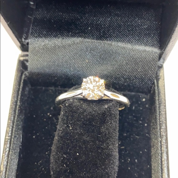 Diamond Solitaire Ring - Picture 2 of 8